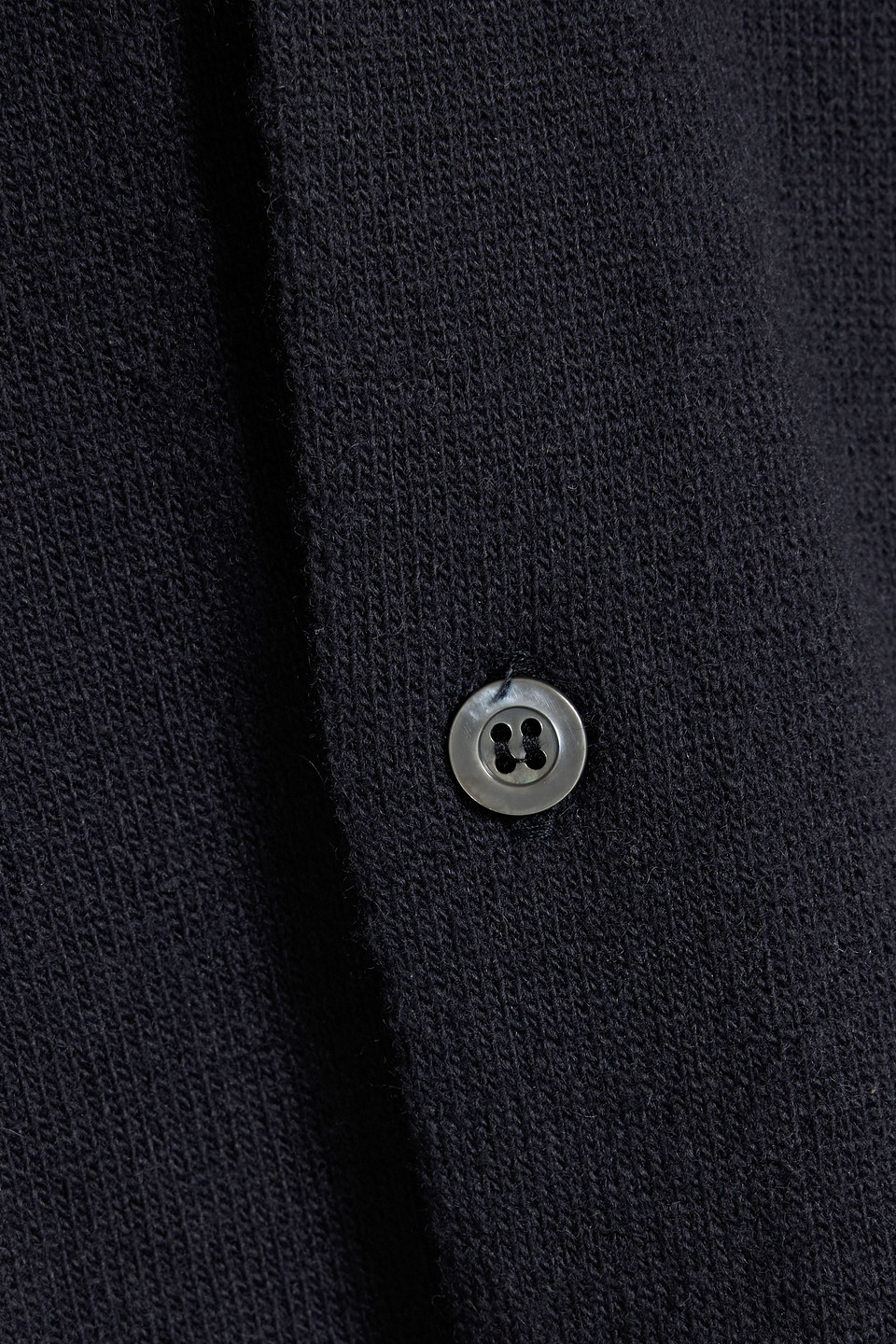 Officine Generale Brent Wool Cardigan In Black