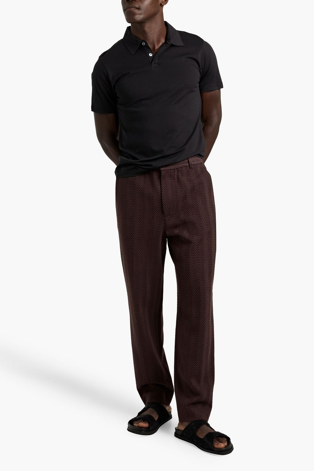 MISSONI コットンジャカード シャツ ストライプ