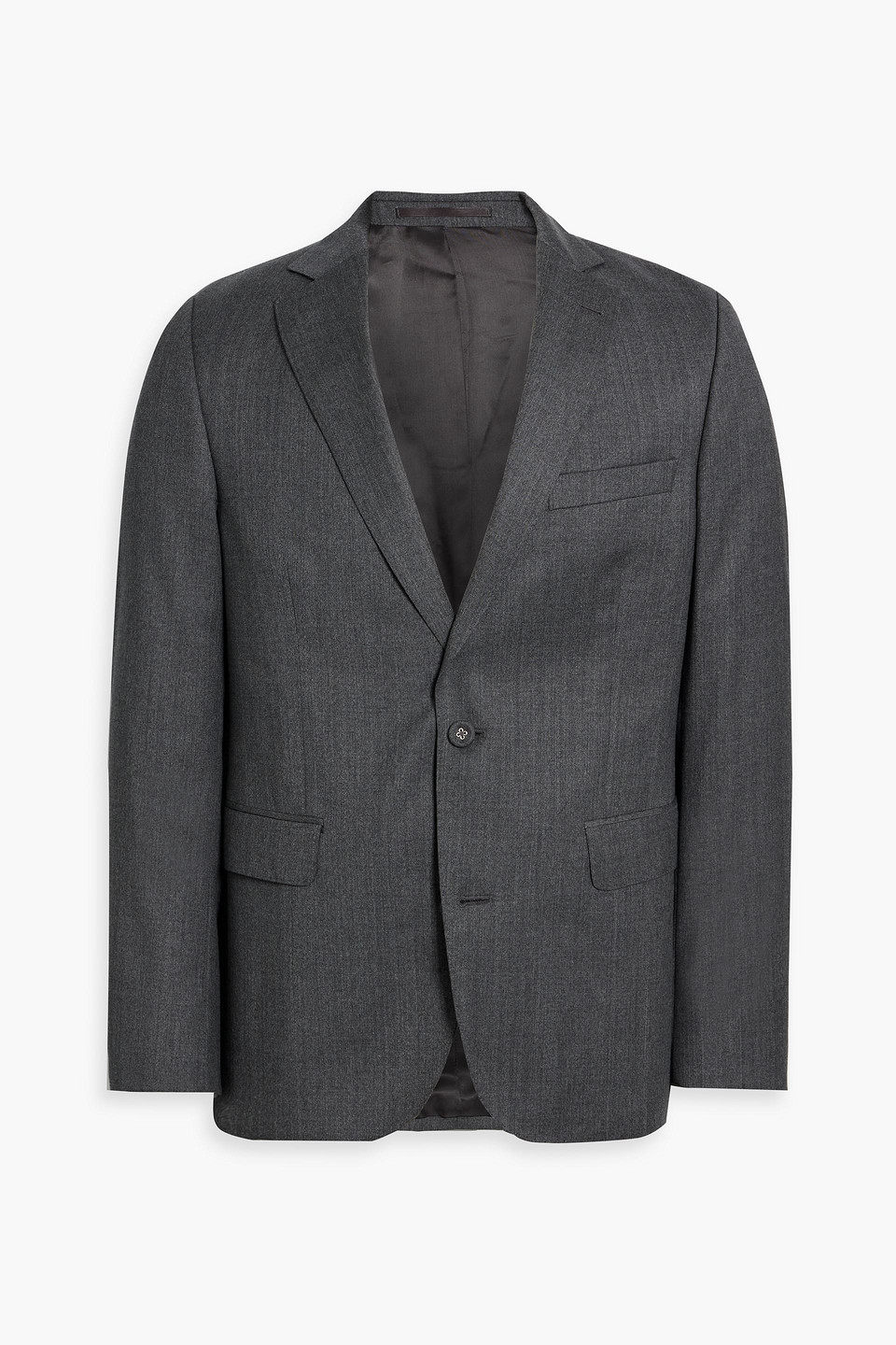 Officine Generale 375 Wool Blazer In Gray