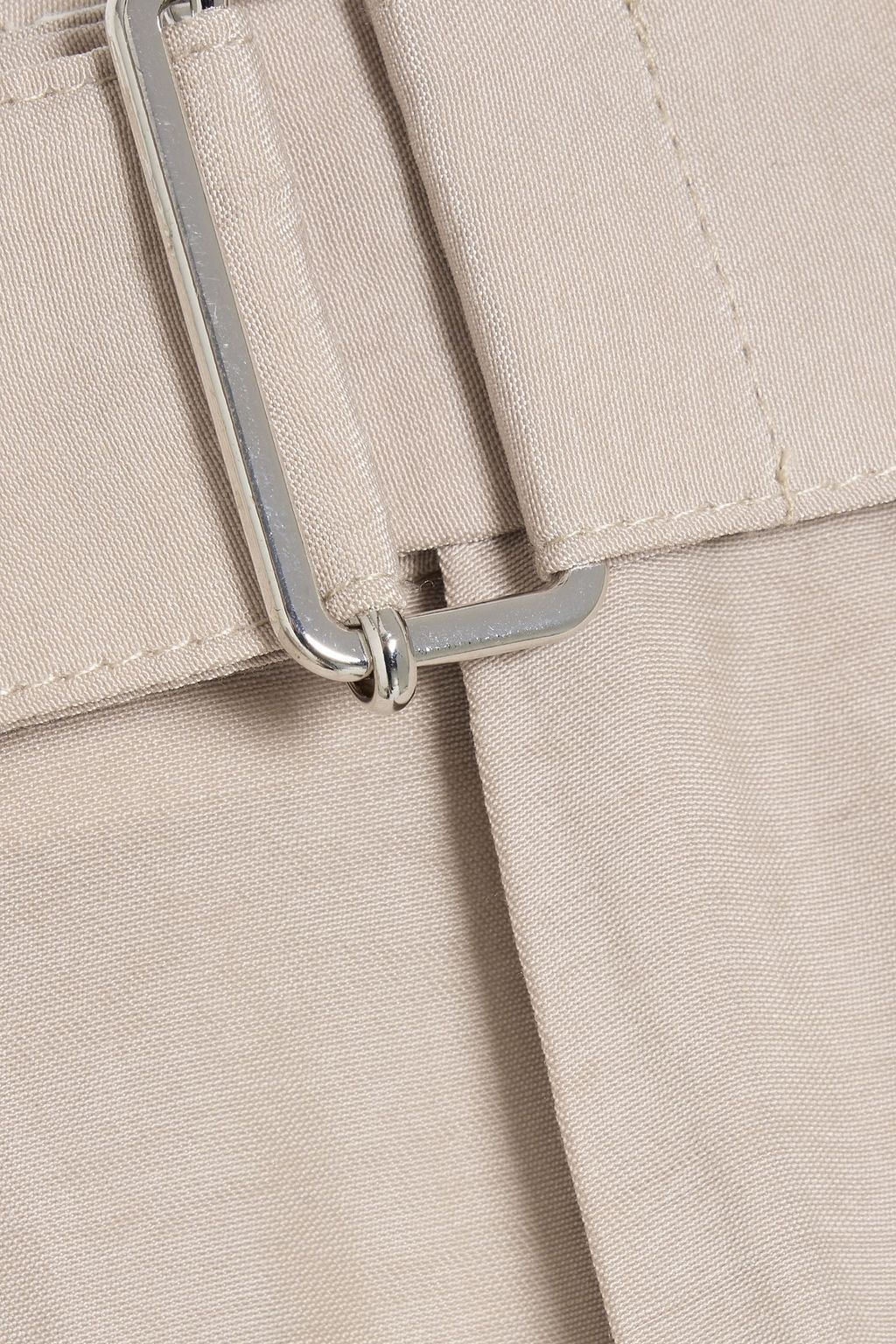 OFFICINE GÉNÉRALE Hugo tapered belted Lyocell pants