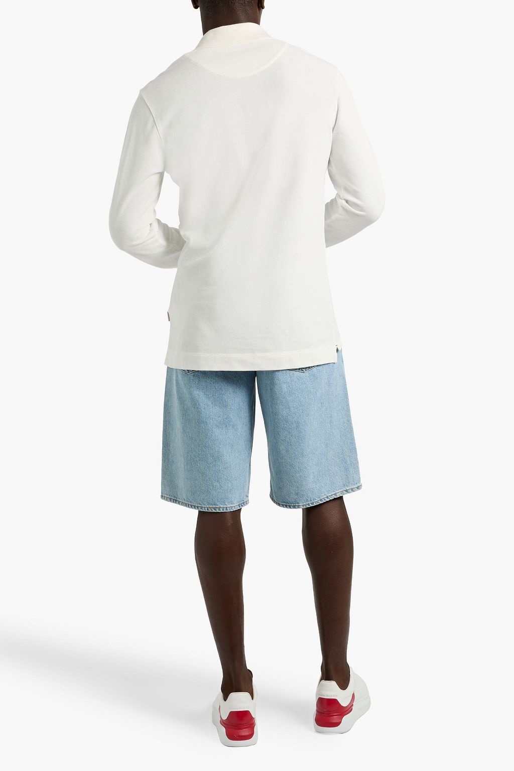 ORLEBAR BROWN Whiteside cotton-piqué polo shirt