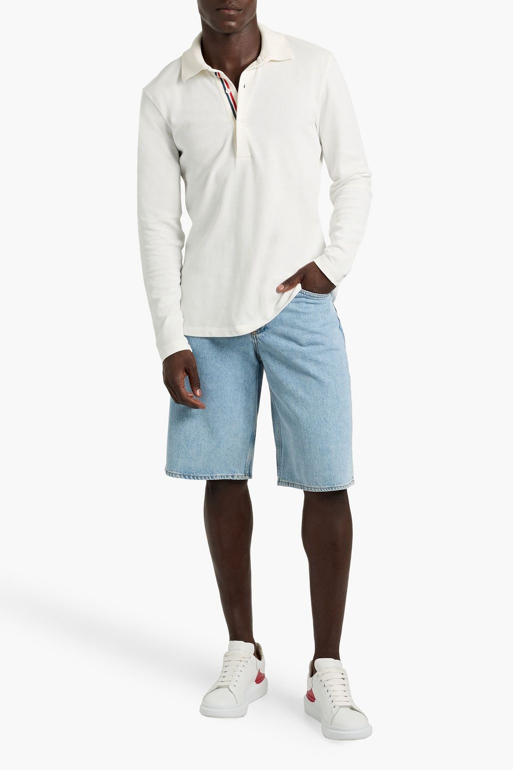 ORLEBAR BROWN Whiteside cotton-piqué polo shirt
