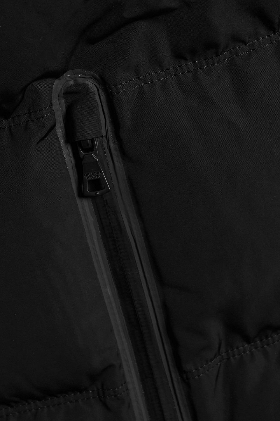 Orlebar Brown Sommers Quilted Shell Down Vest In Black