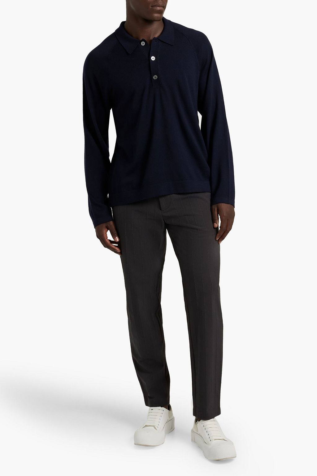 OFFICINE GÉNÉRALE Kass wool polo sweater