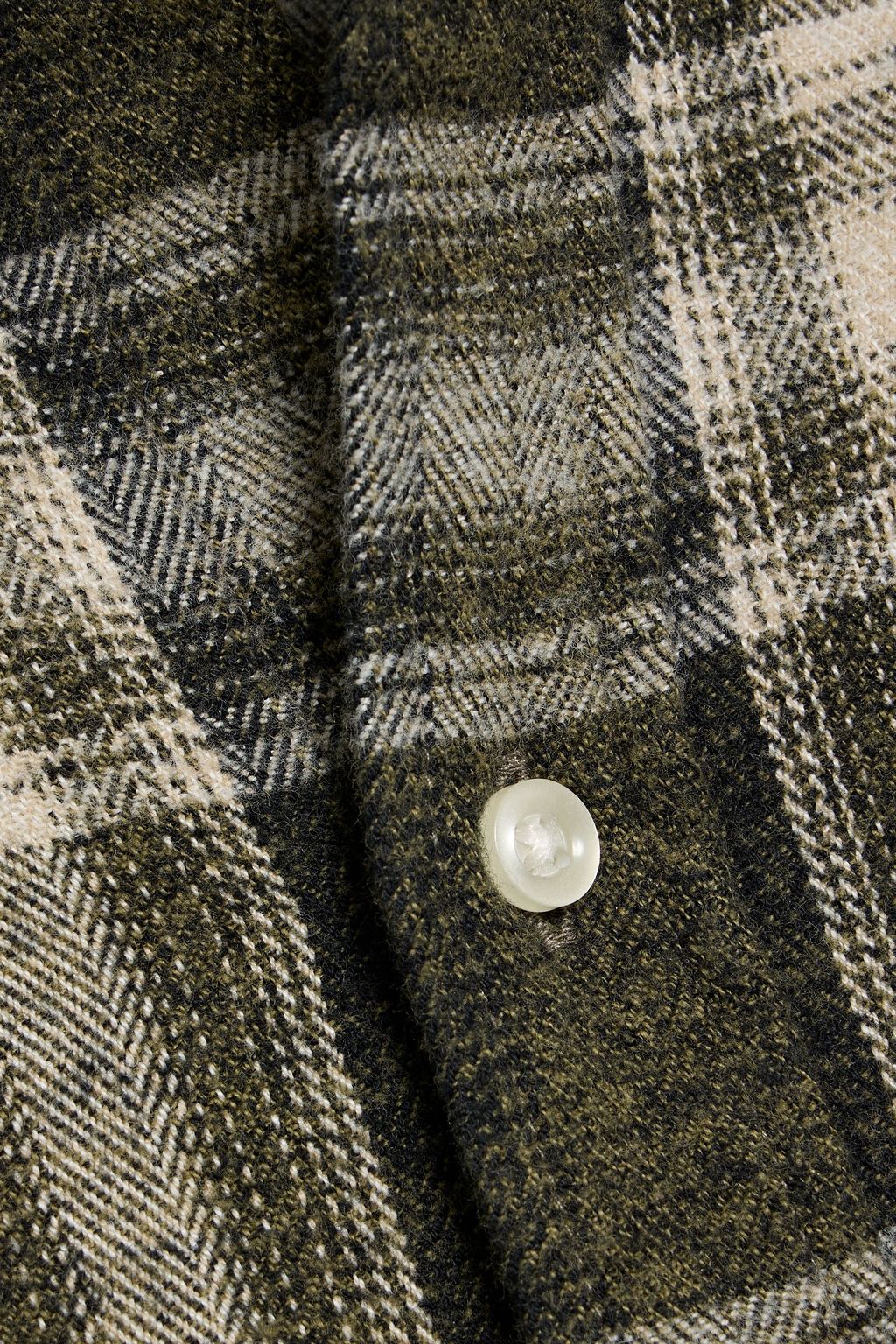 OFFICINE GÉNÉRALE Alex checked cotton-flannel shirt
