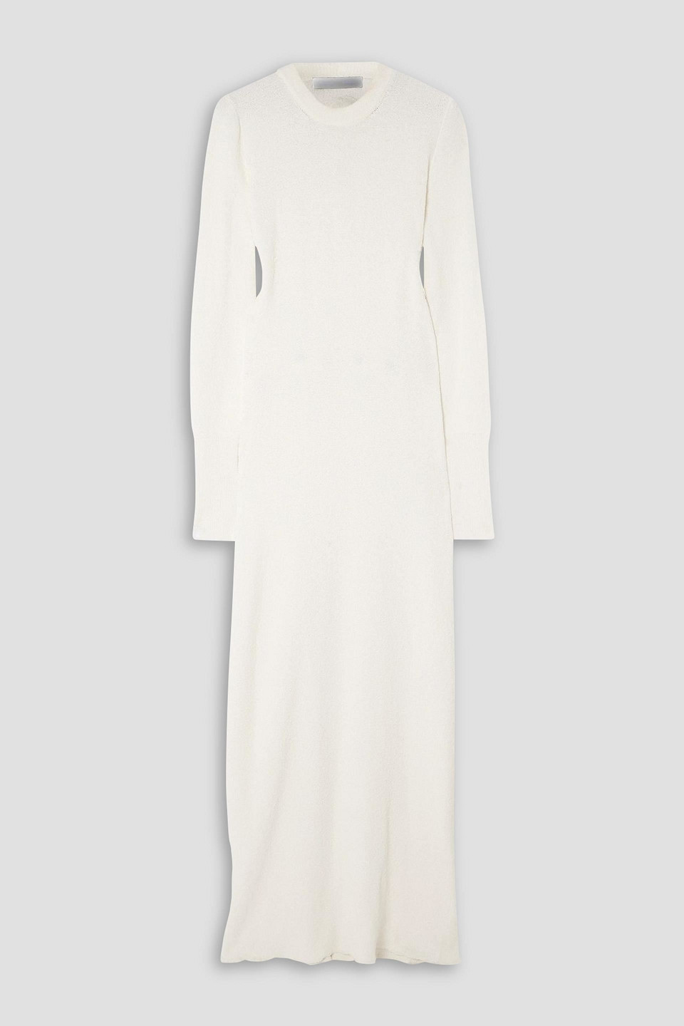 Proenza Schouler Lara Convertible Cutout Bouclé Maxi Dress In White