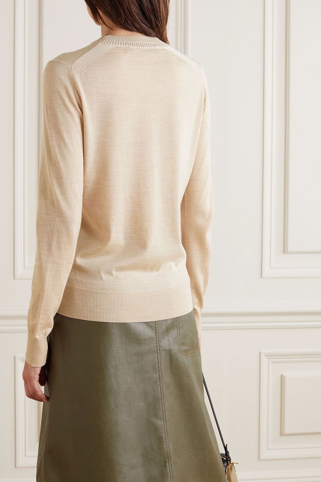 PROENZA SCHOULER Embroidered merino wool sweater