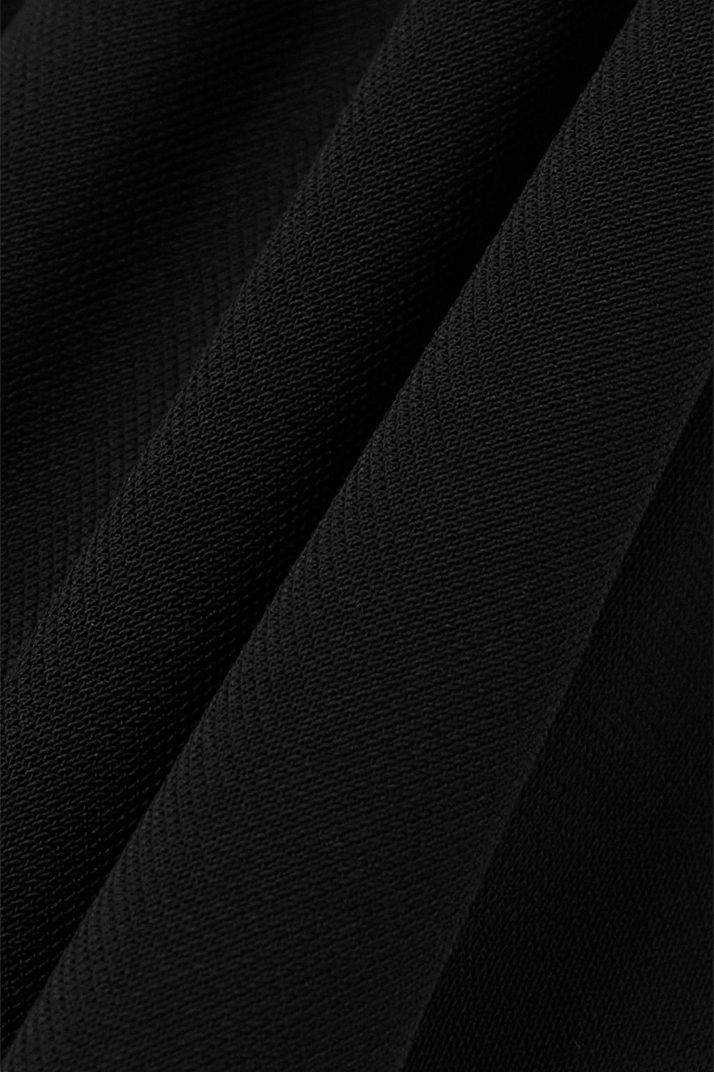 COURRÈGES Verkürztes asymmetrisches Oberteil aus Jersey mit Twist-Details