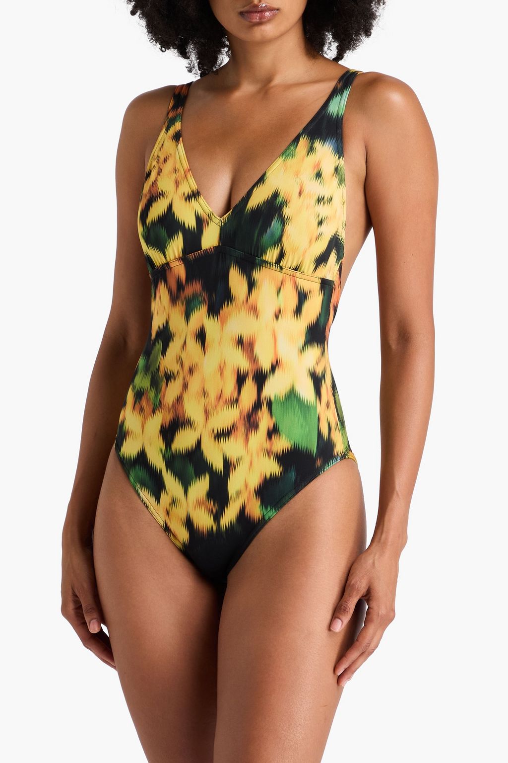 DRIES VAN NOTEN لباس سباحة بطبعات