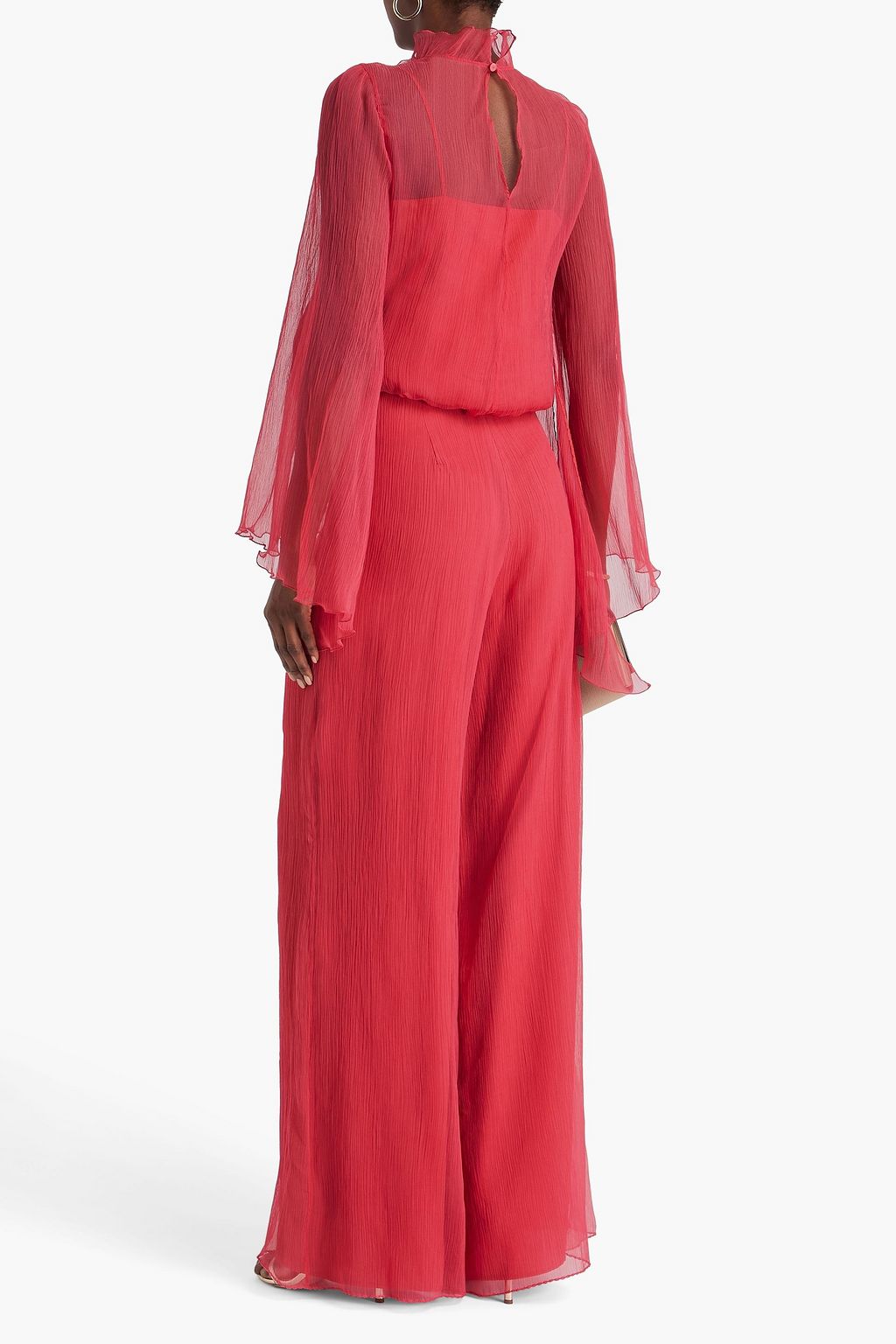 MAX MARA Judit silk-crepon wide-leg pants