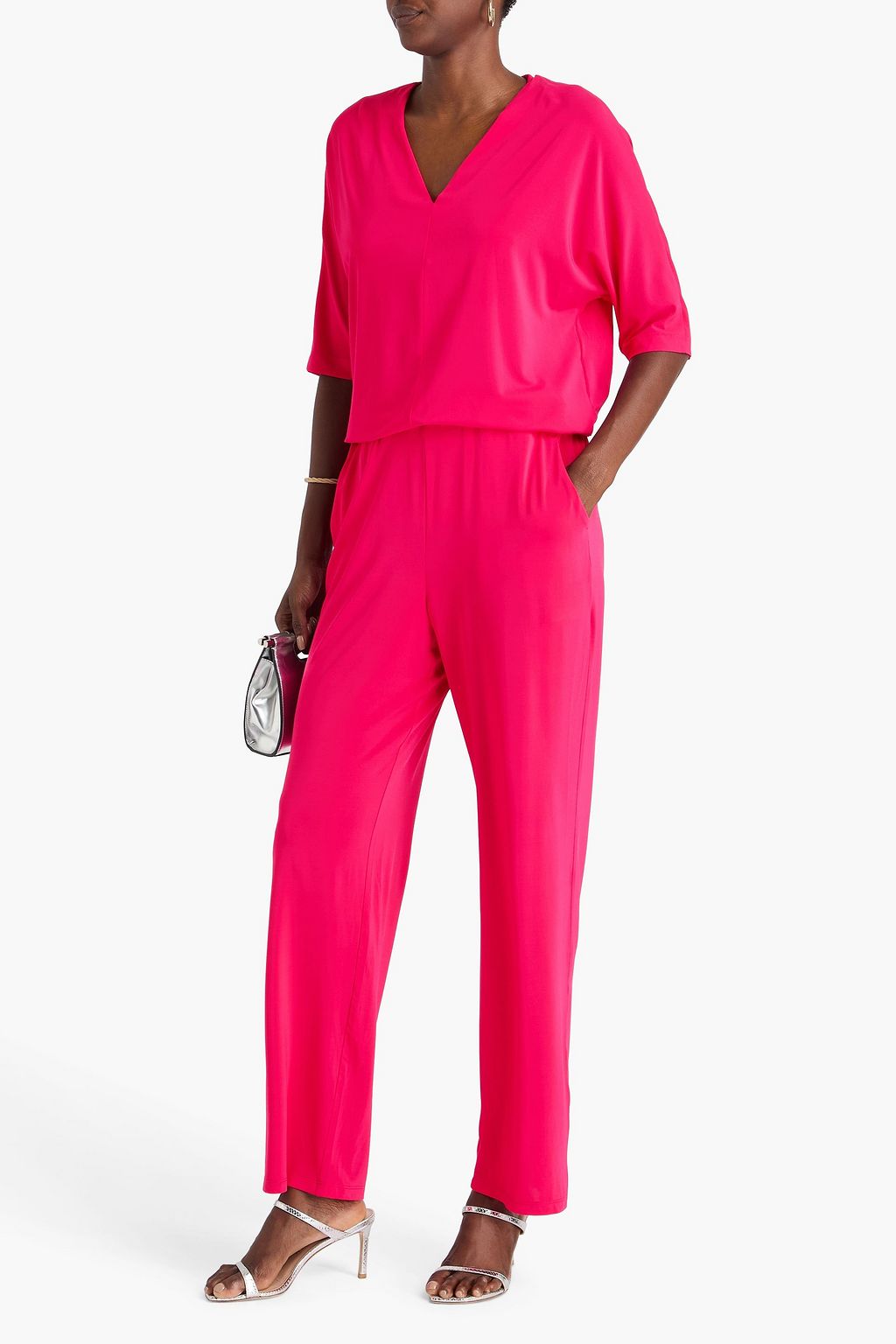 MAX MARA Hose mit geradem Bein aus Stretch-Jersey