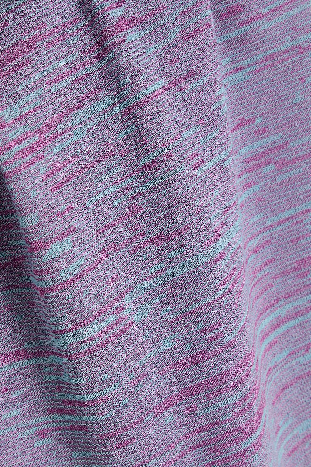 DRIES VAN NOTEN Space-dyed knitted skirt