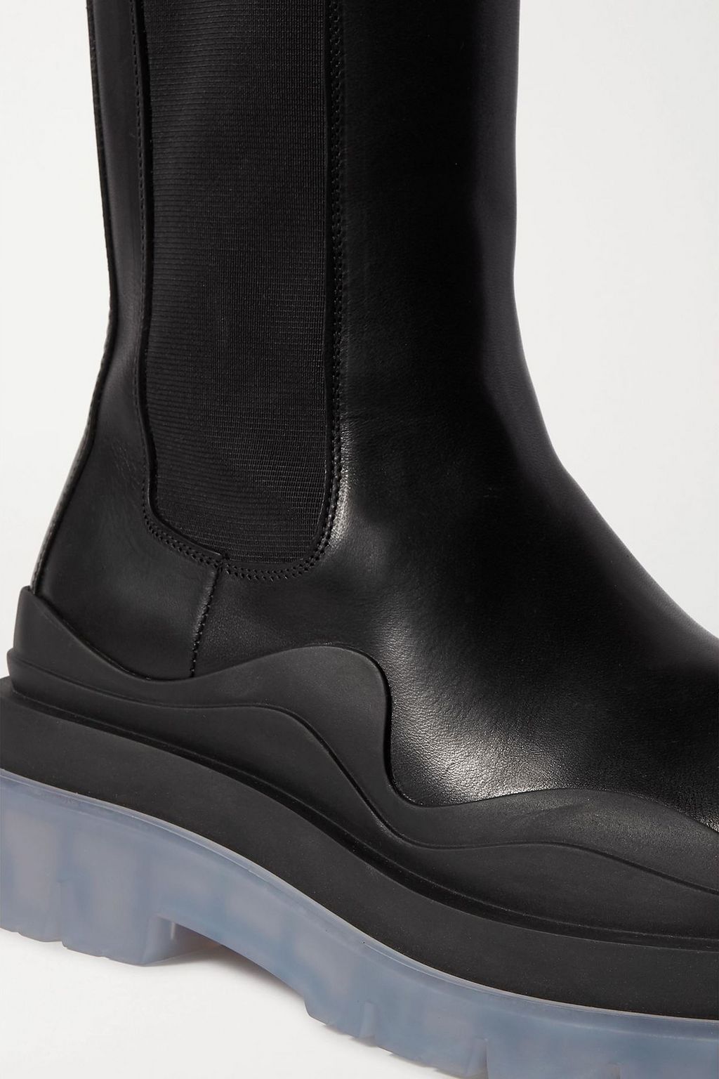 BOTTEGA VENETA Tire レザー プラットフォーム チェルシーブーツ