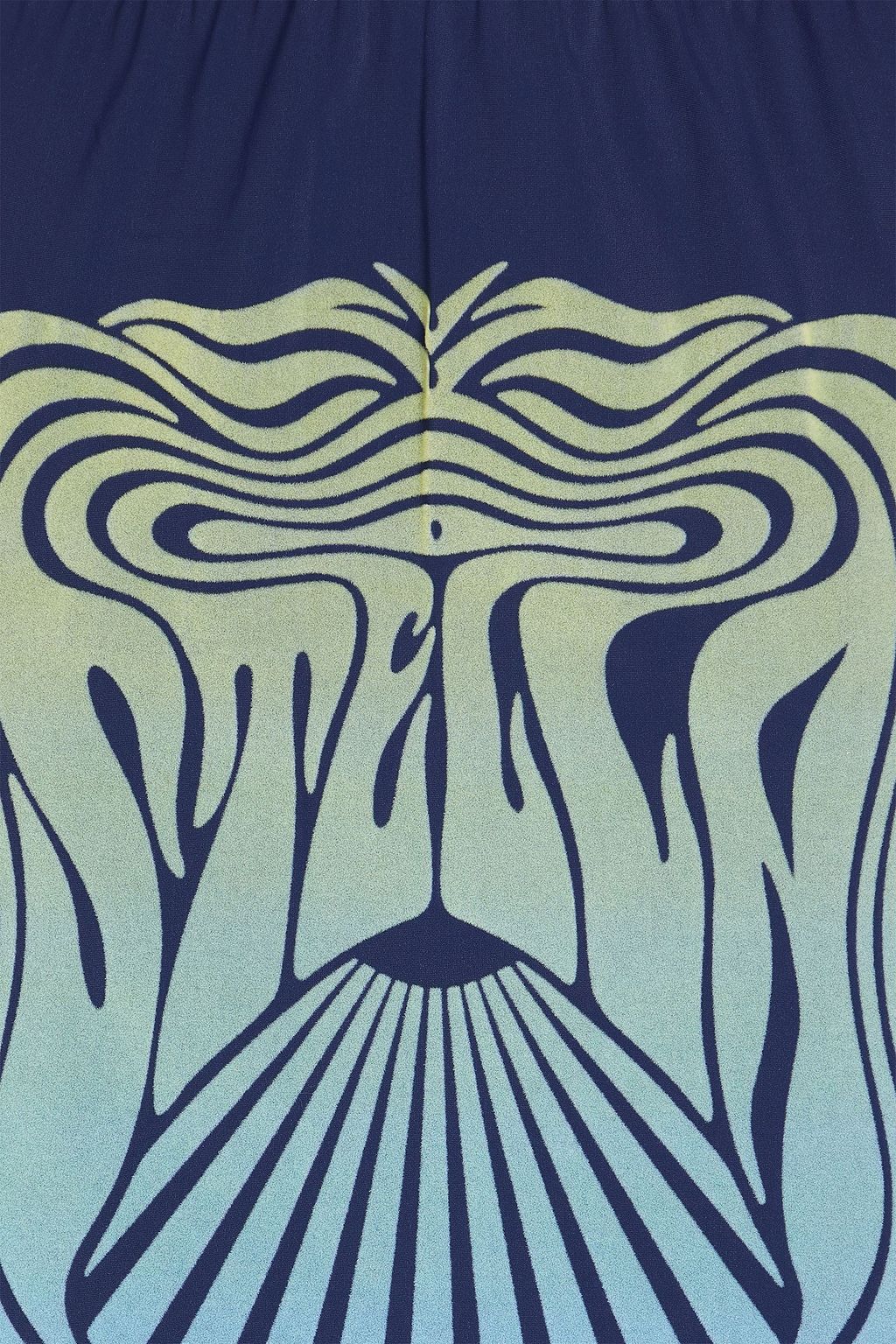 STELLA MCCARTNEY تنورة متوسطة الطول من الجيرسي المطاط مزينة بطبعات وبنقشات بارزة