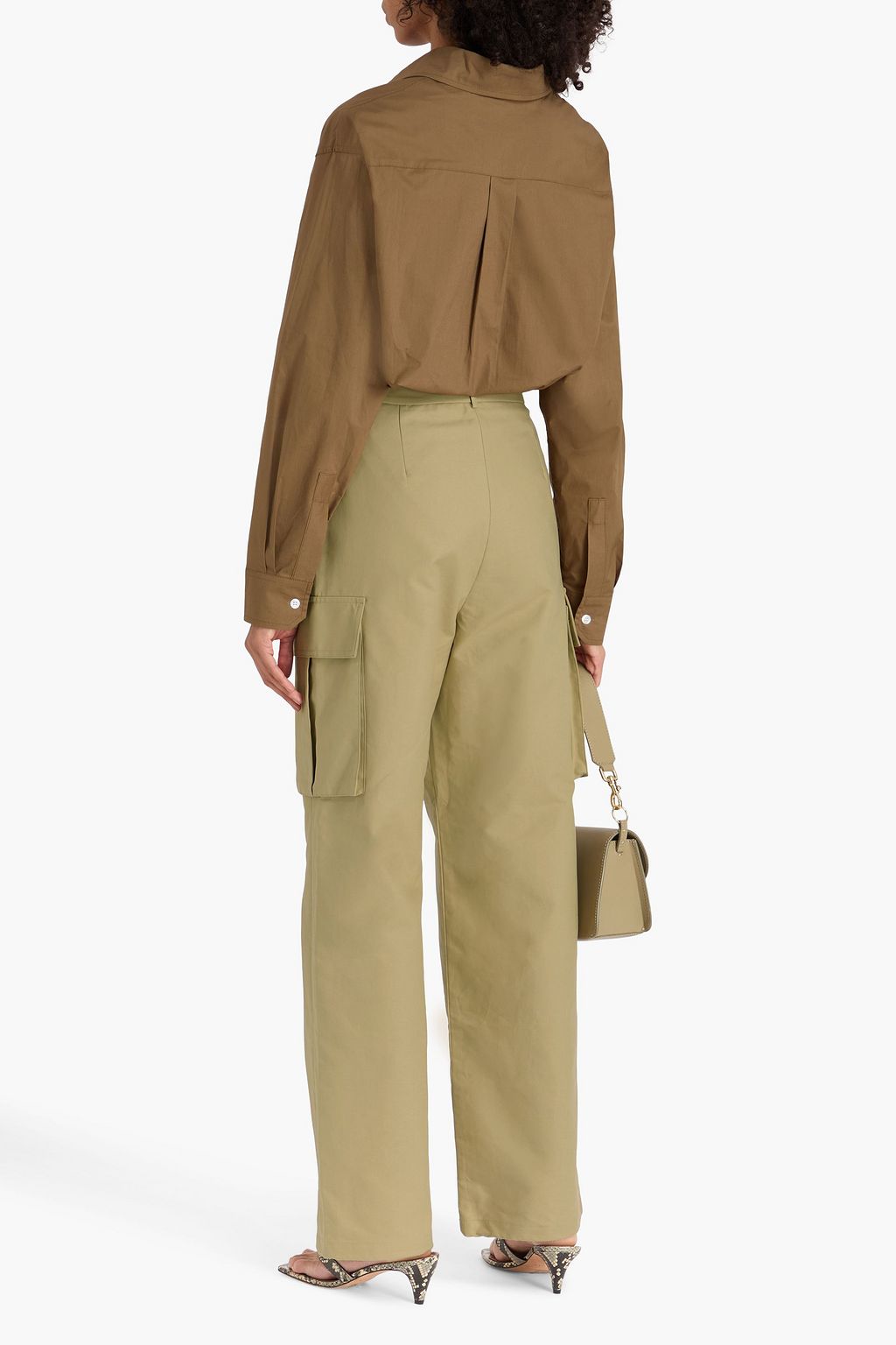 THE FRANKIE SHOP Cargohose „Gia“ aus Baumwolle