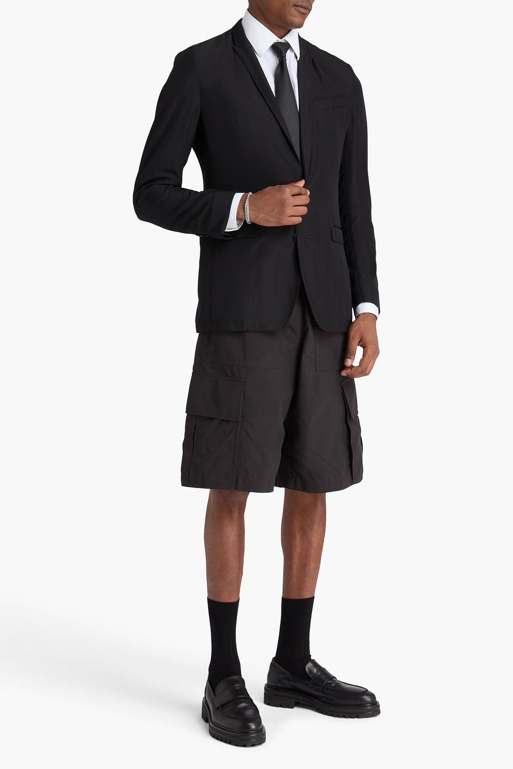 DOLCE&GABBANA Silk-twill blazer
