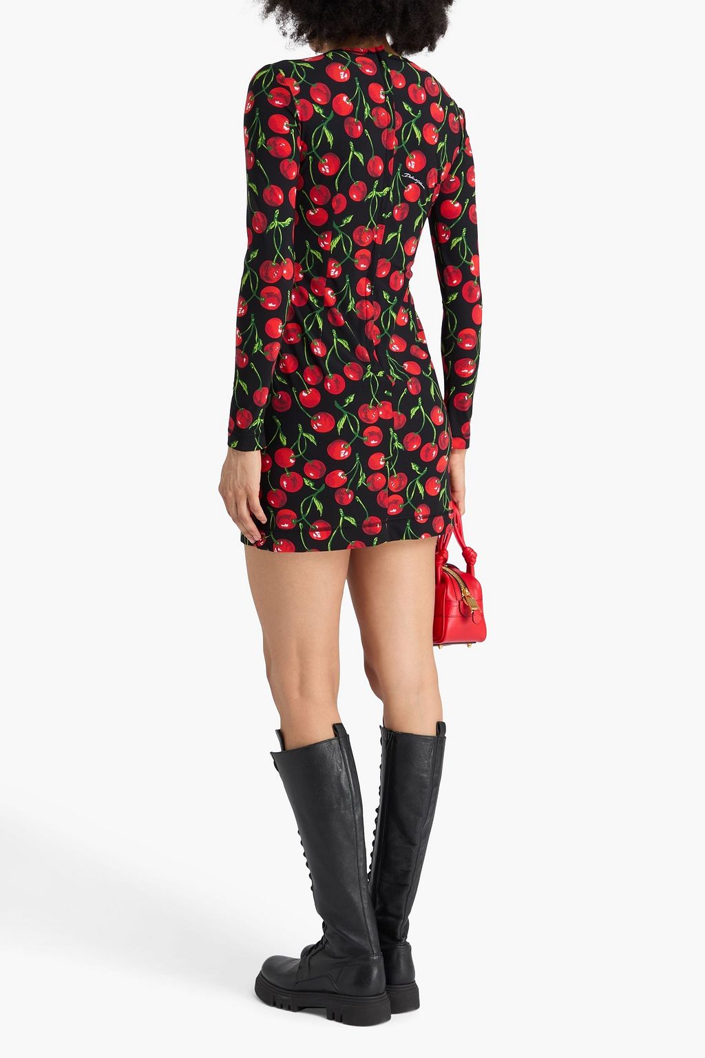 DOLCE&GABBANA Printed stretch-jersey mini dress