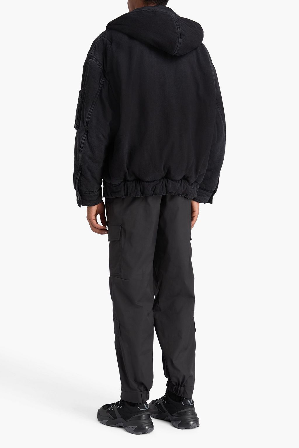 VALENTINO GARAVANI Padded denim hooded jacket