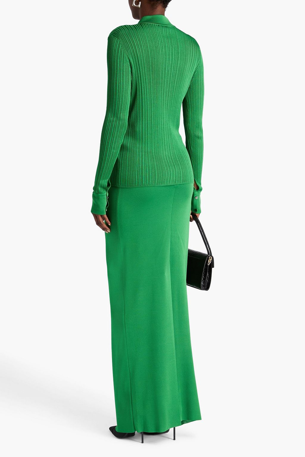 TOM FORD リブ編みニット カーディガン
