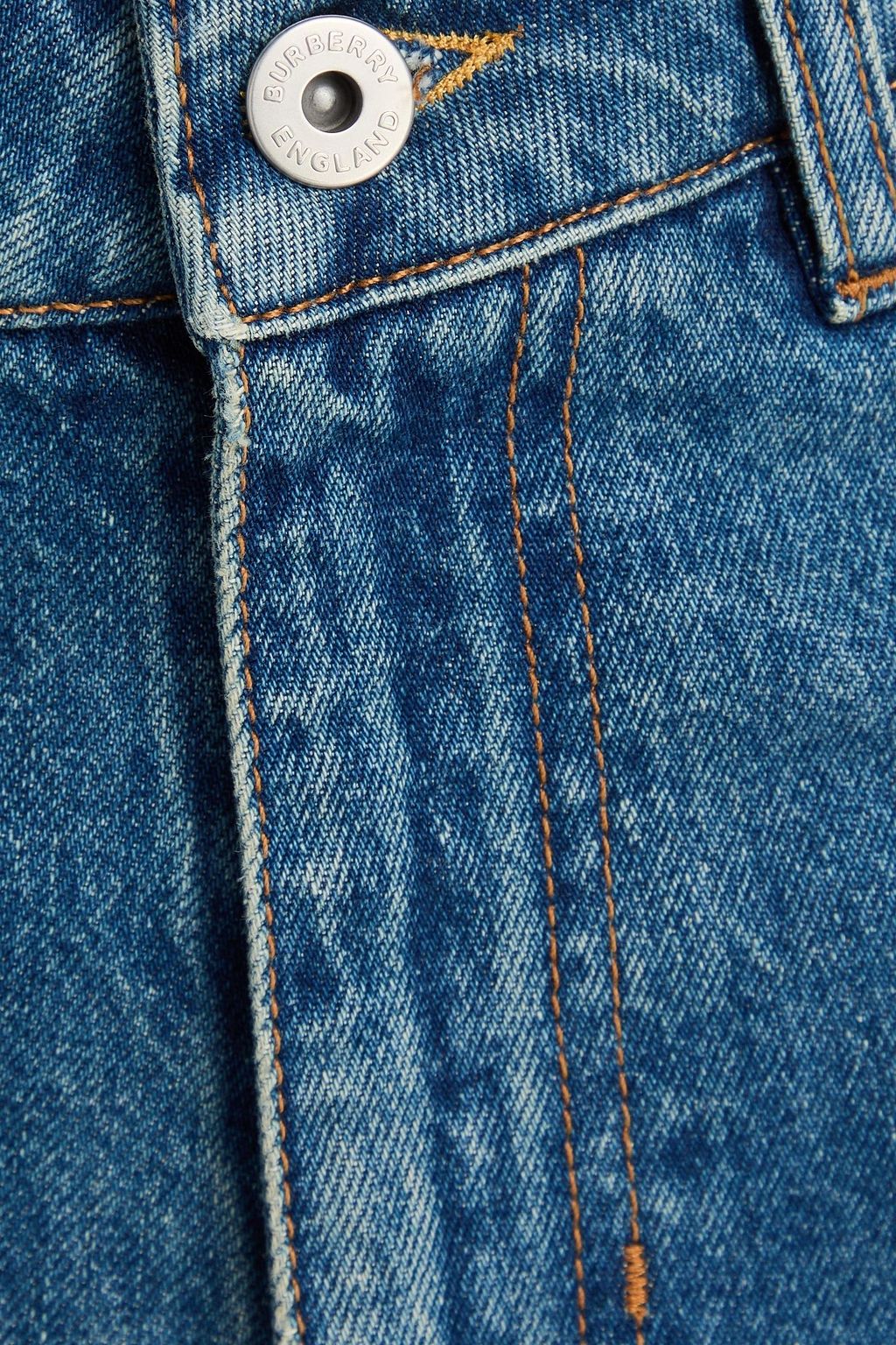 BURBERRY High-rise straight-leg jeans