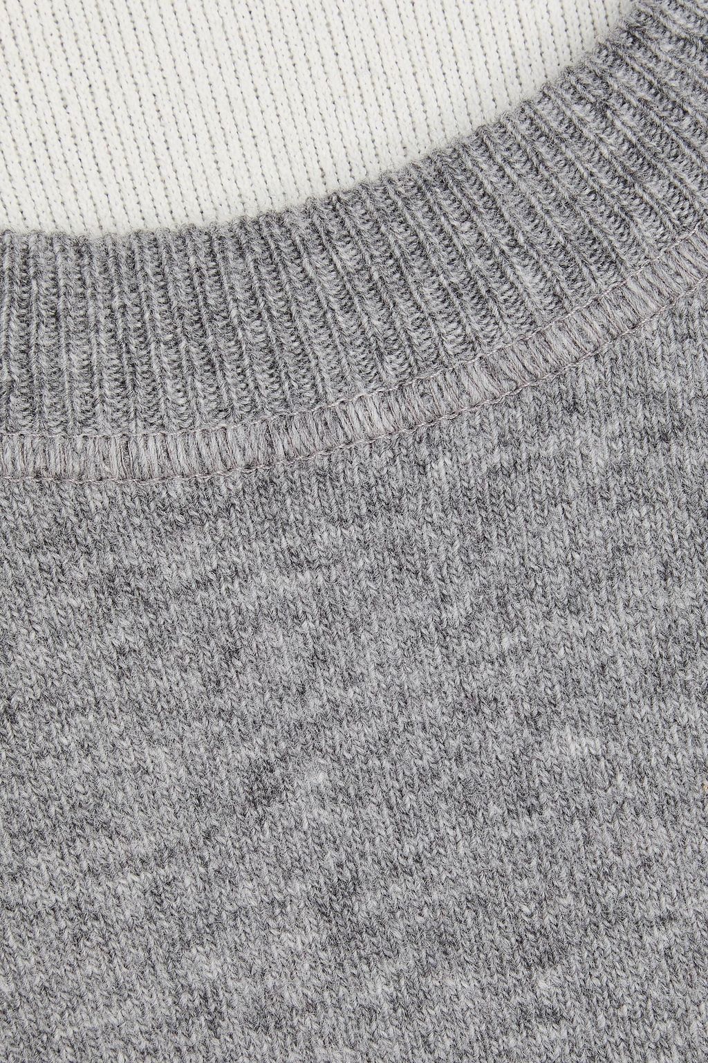 VALENTINO GARAVANI Crystal-embellished wool-blend sweater