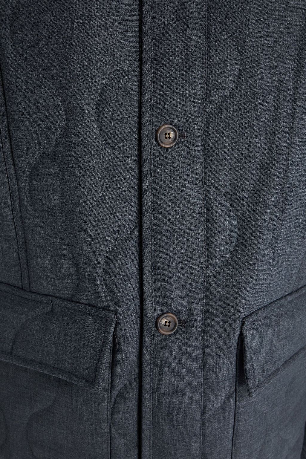 THE FRANKIE SHOP Ted quilted flannel jacket