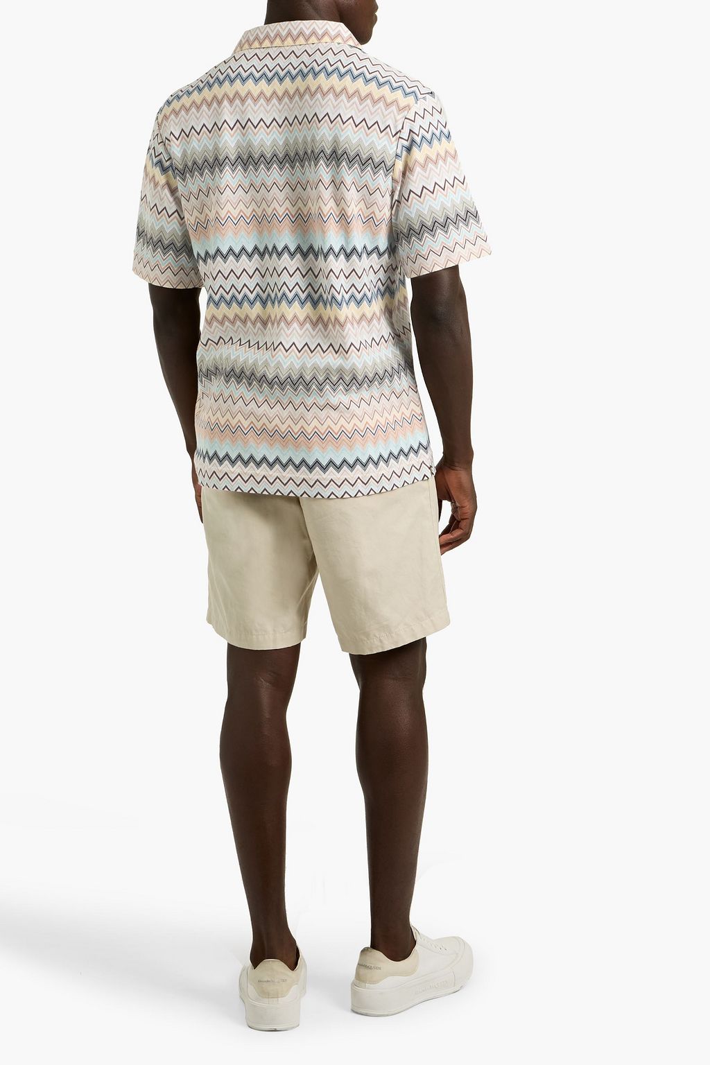 MISSONI Crochet-knit cotton shirt