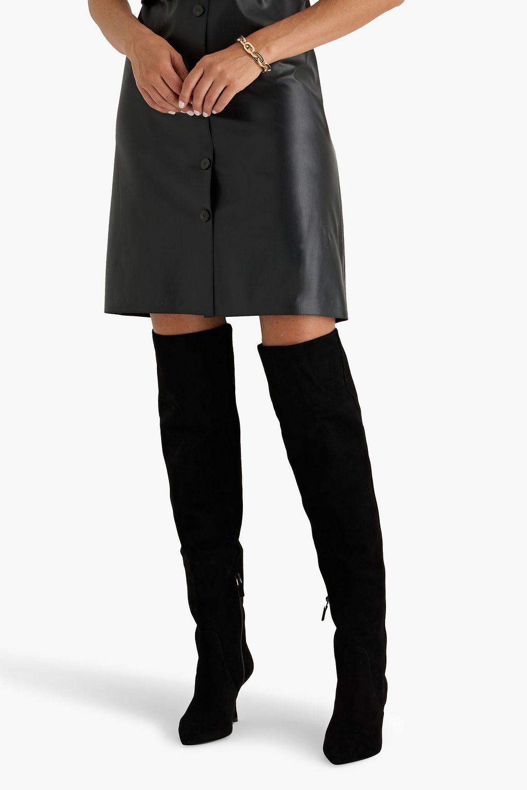 STUART WEITZMAN Naomi 75 スエード オーバーニーブーツ