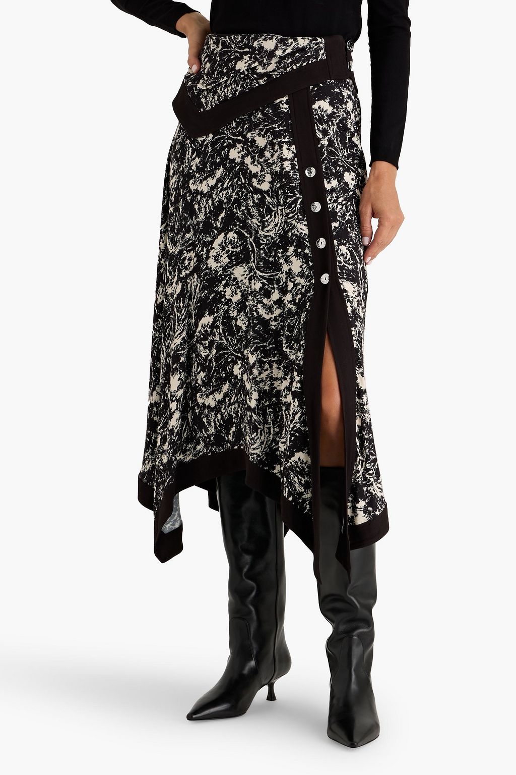 STUART WEITZMAN Naomi レザー ロングブーツ