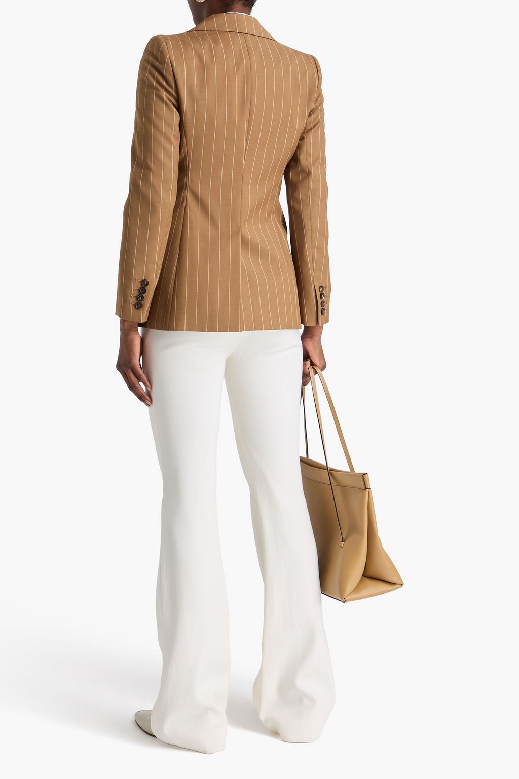 MAX MARA Blazer aus Wolle mit Nadelstreifen