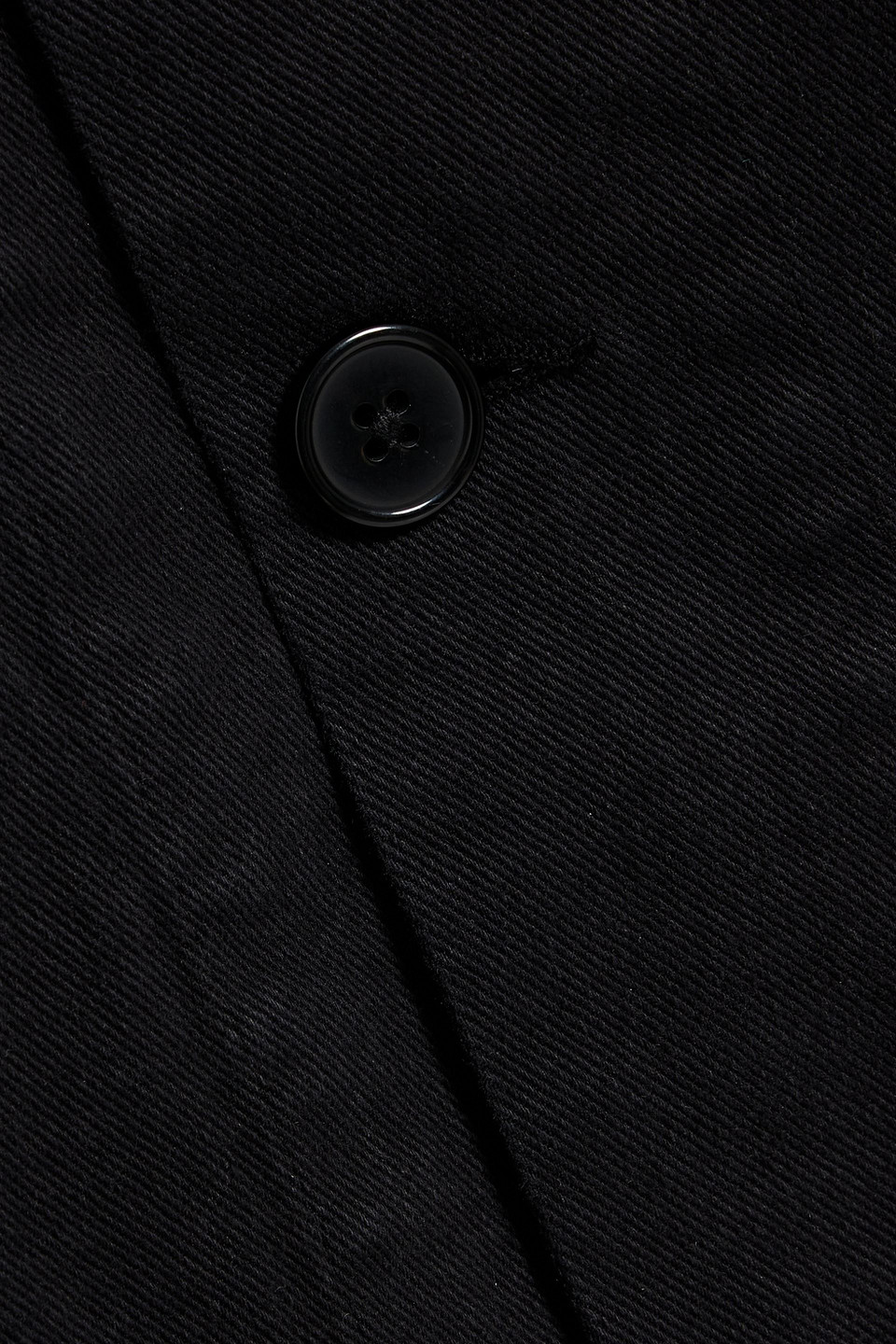 Officine Generale Chad Cotton-blend Twill Jacket In Black