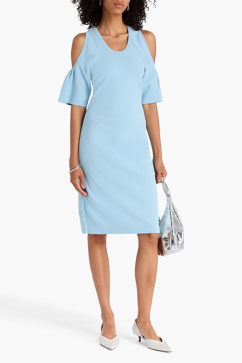 STELLA MCCARTNEY 콜드 숄더 니트 드레스
