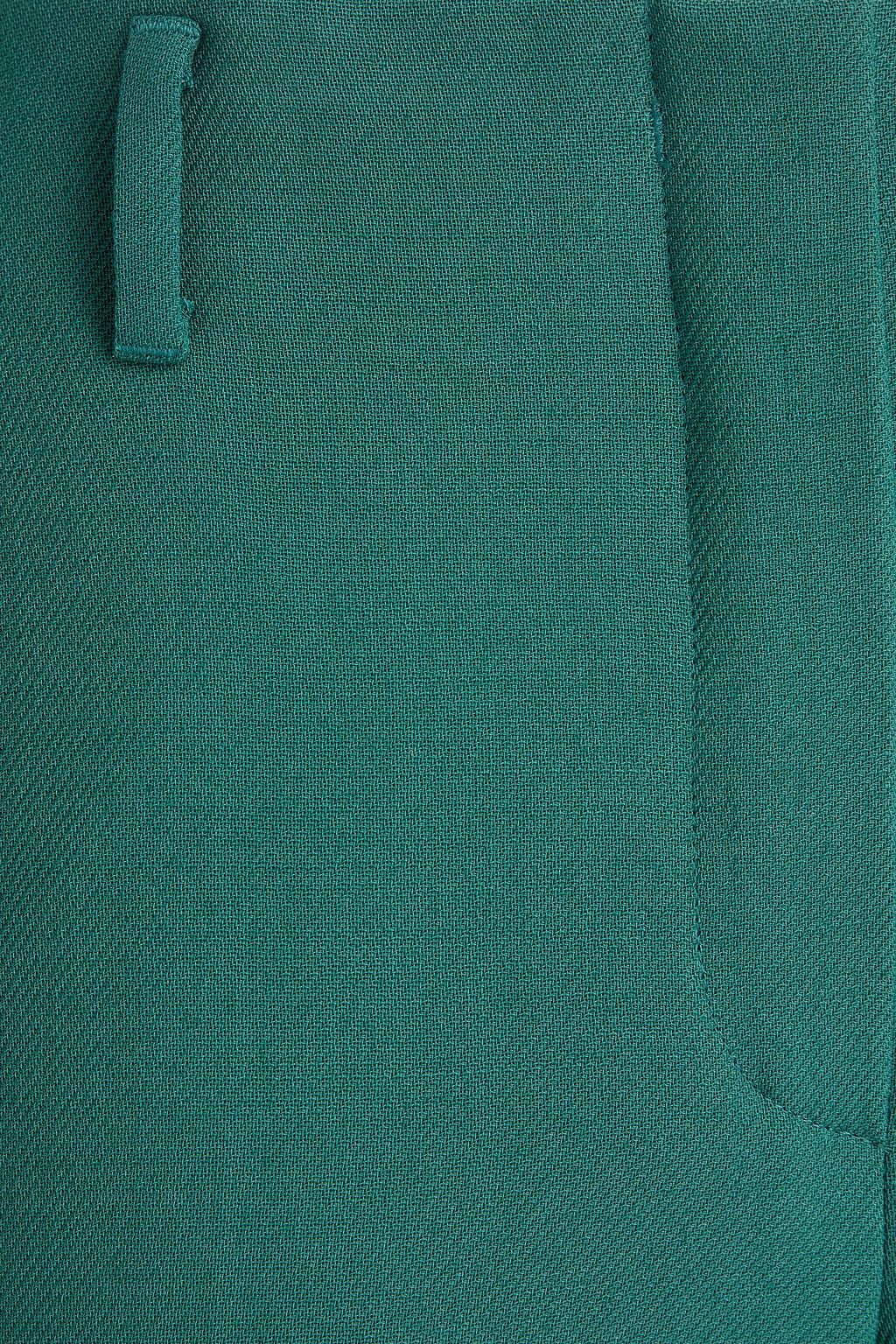 DRIES VAN NOTEN ウールクレープ ブーツカットパンツ