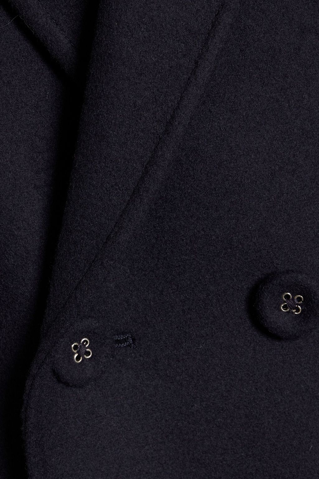 OFFICINE GÉNÉRALE Lisandre double-breasted wool and cashmere-blend felt coat