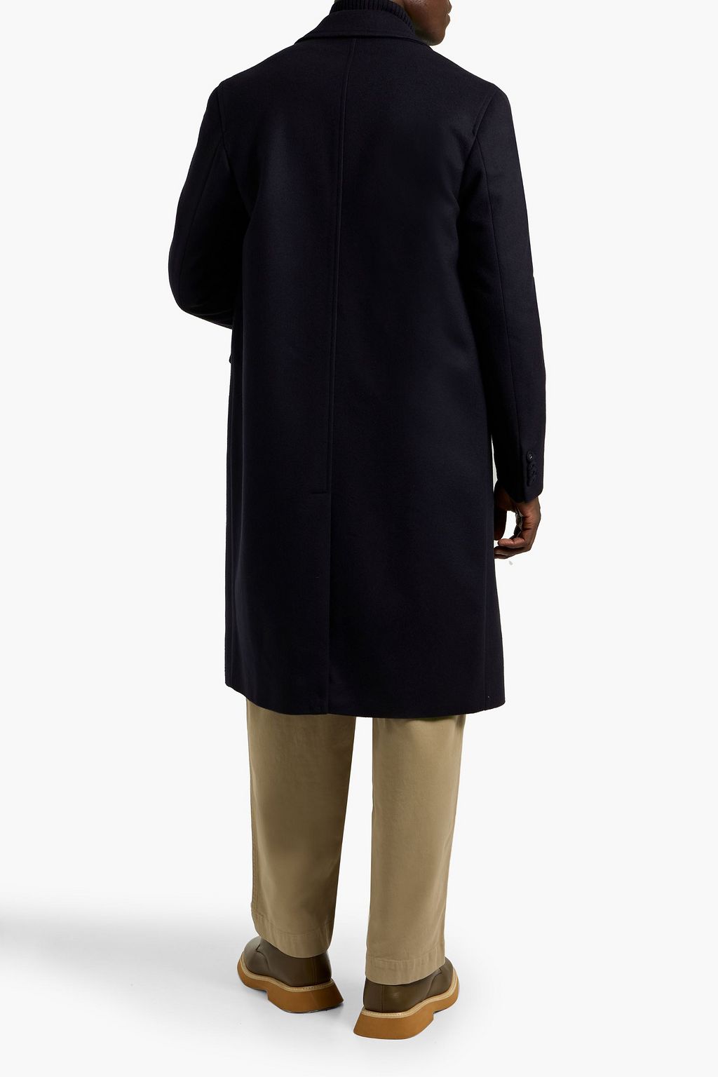 OFFICINE GÉNÉRALE Lisandre double-breasted wool and cashmere-blend felt coat