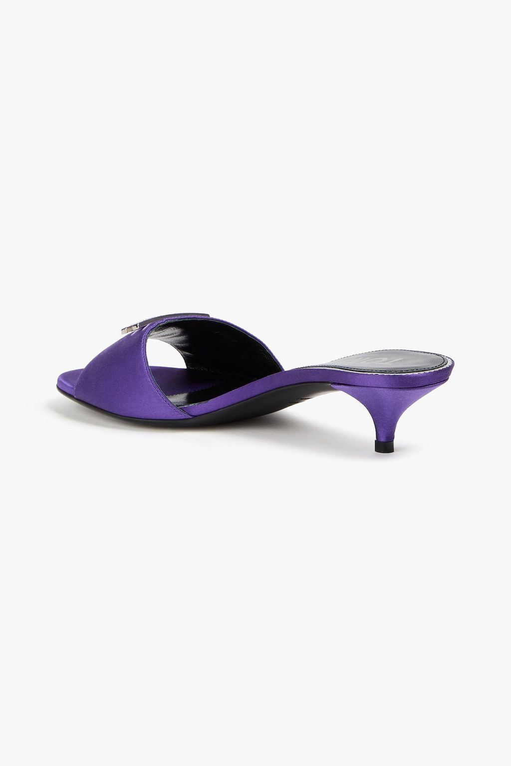 TOM FORD Crystal-embellished satin mules