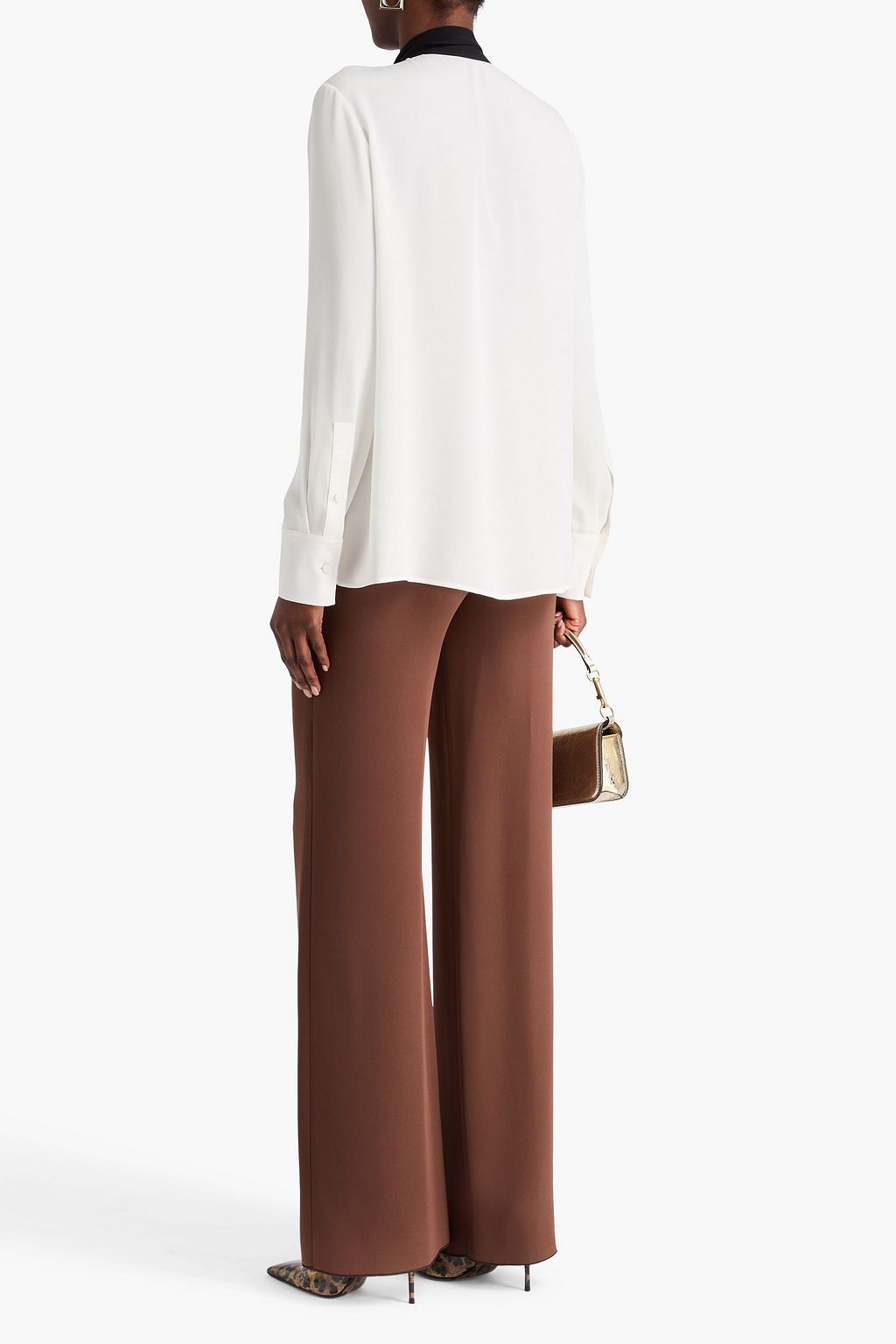 VALENTINO GARAVANI Silk-georgette blouse