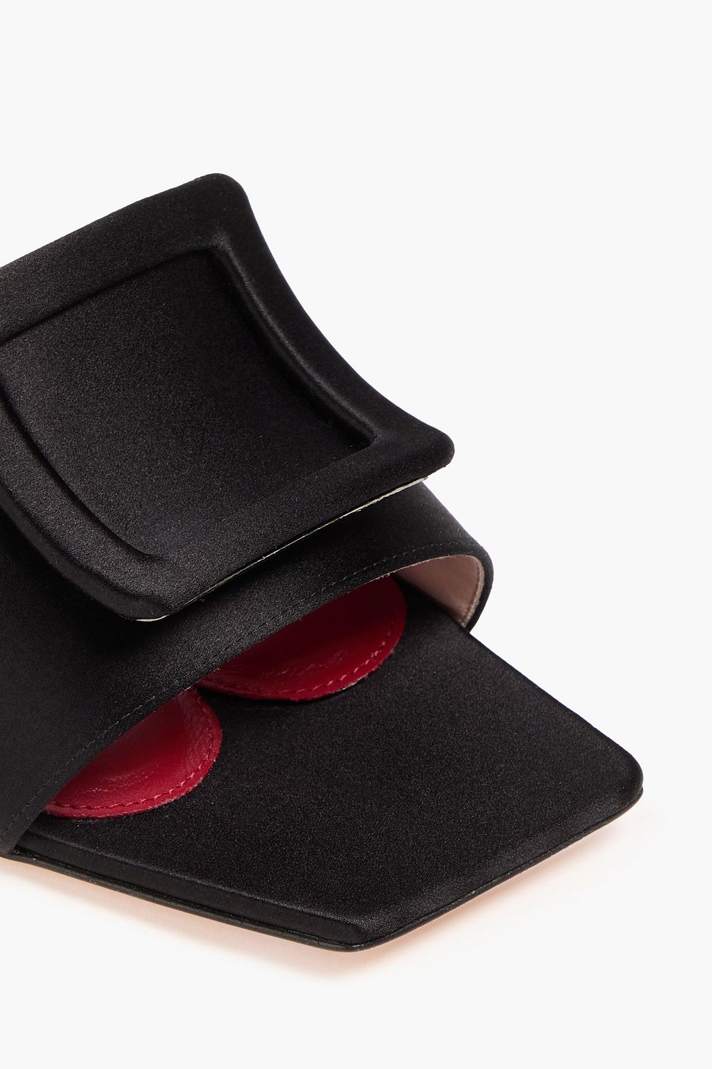 ROGER VIVIER Mules „Strass“ aus Satin mit Kristallverzierung
