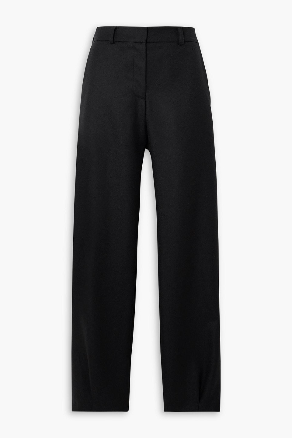 16arlington Vante Wool-twill Straight-leg Pants In Black
