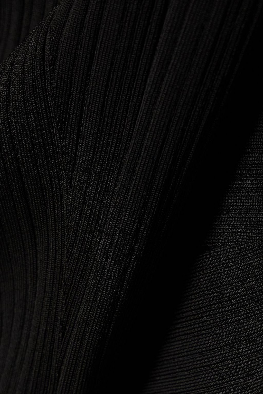 GALVAN  LONDON Dawn ribbed-knit top