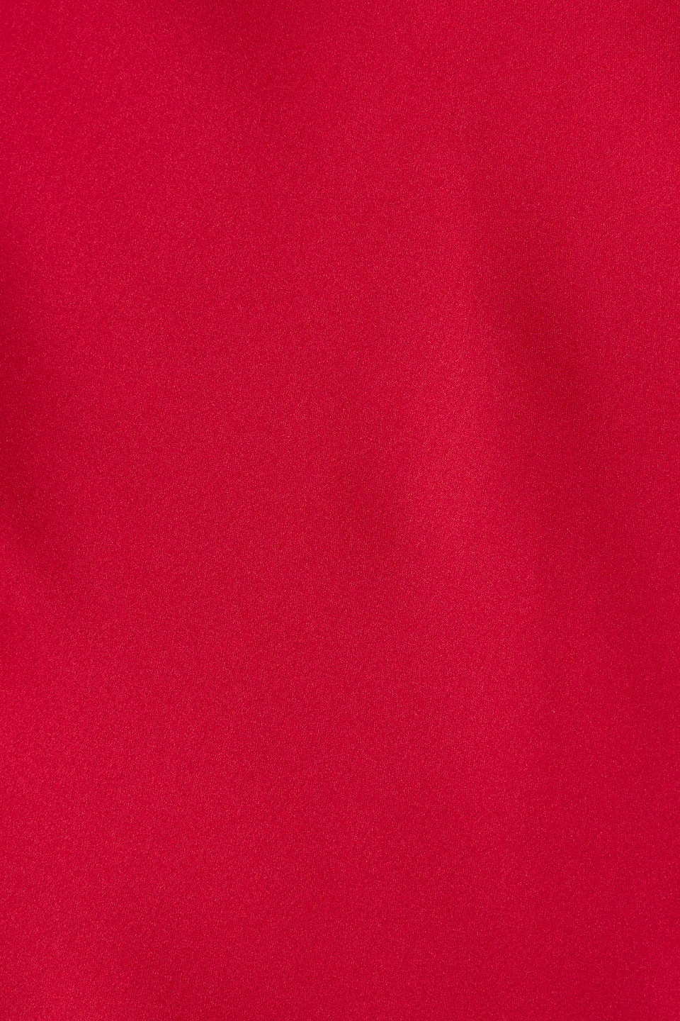 Norma Kamali Satin Mini Slip Dress In Red
