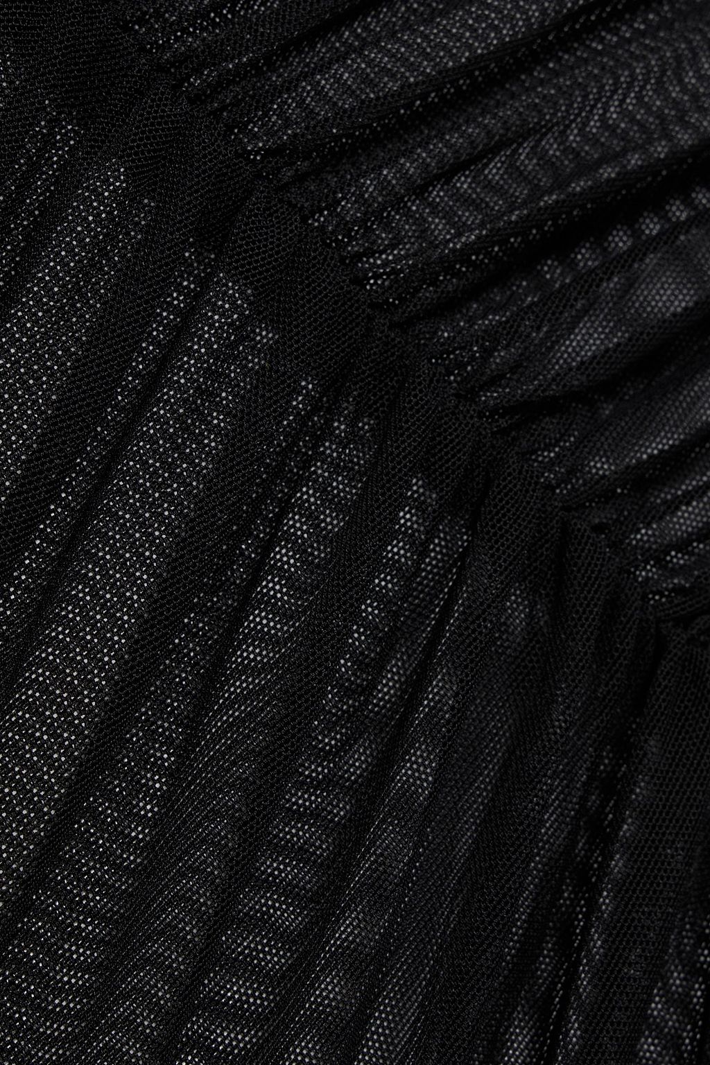 NORMA KAMALI Strapless ruched stretch-mesh gown
