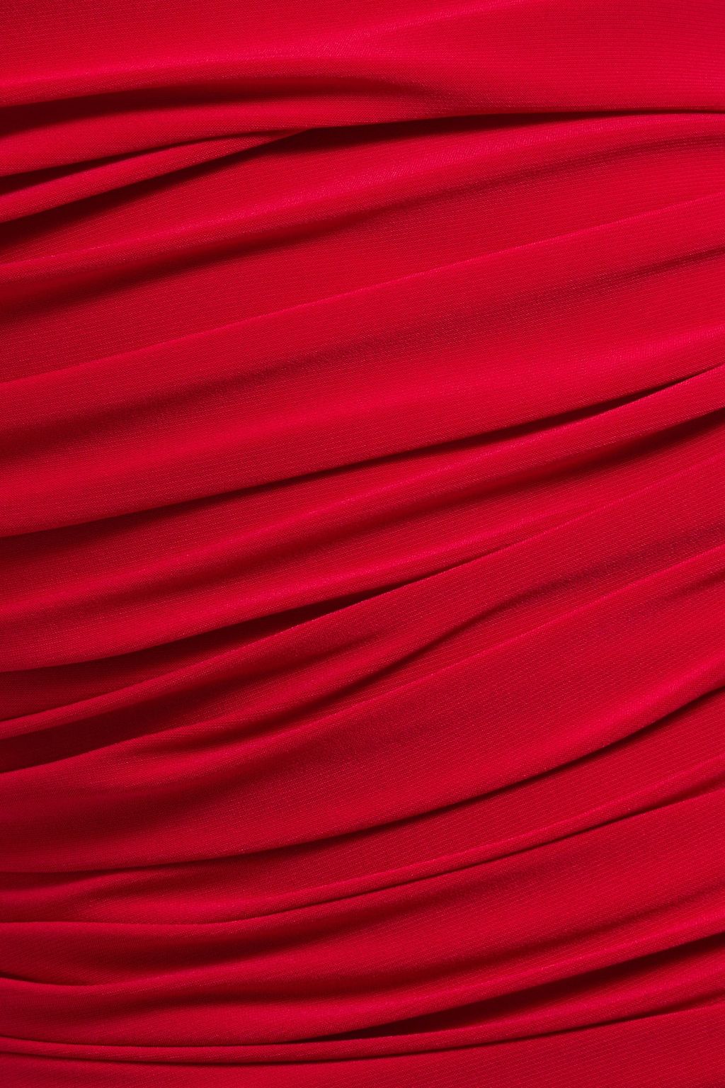 NORMA KAMALI Diana one-shoulder ruched stretch-jersey gown