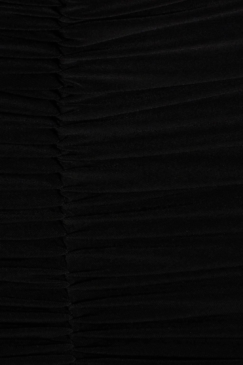 NORMA KAMALI Strapless ruched stretch-jersey dress