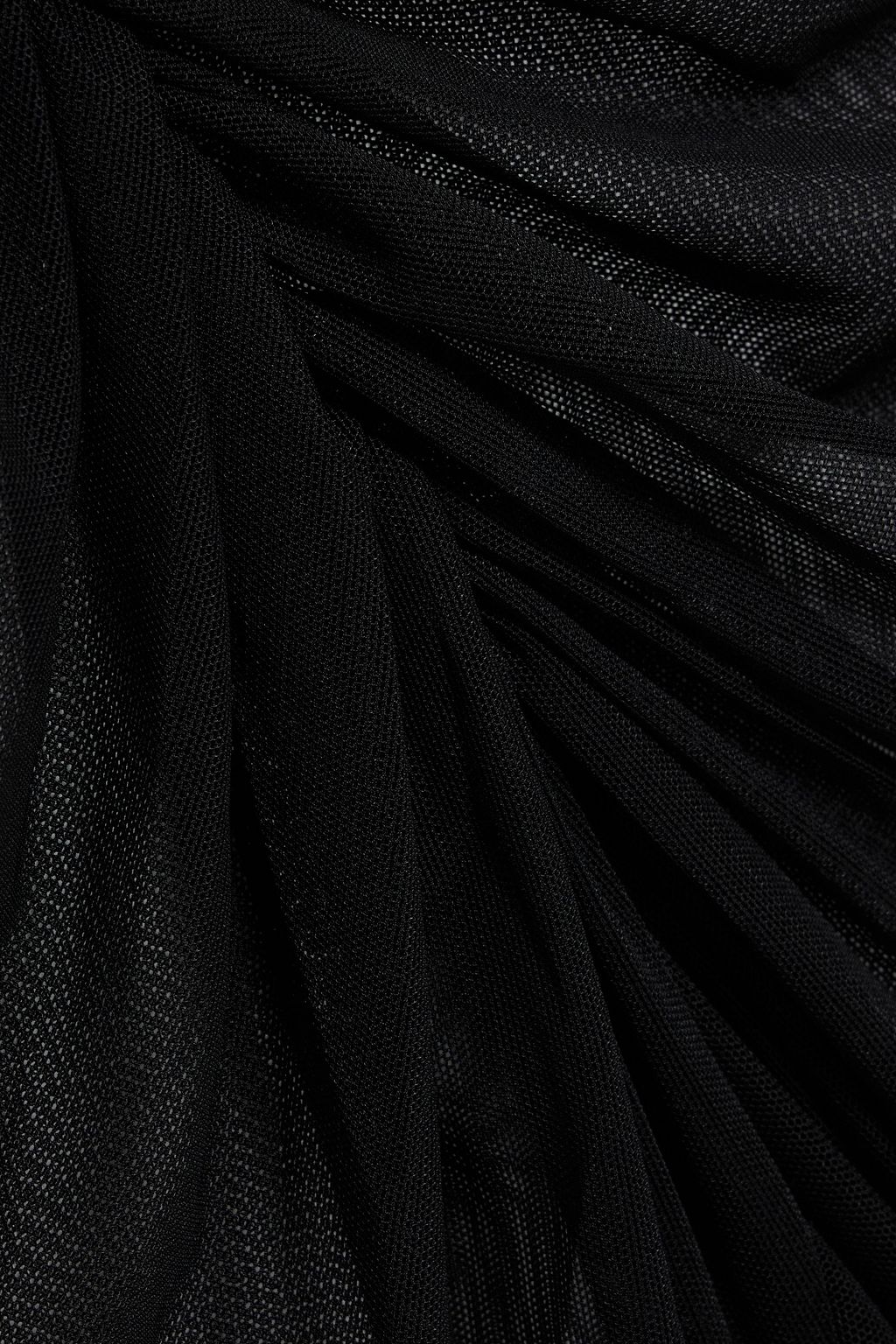 NORMA KAMALI Tara ruched stretch-mesh gown