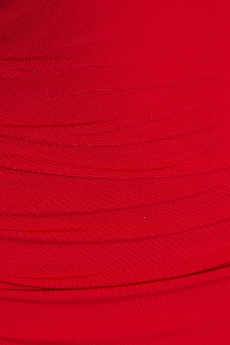 Herve Leger Genevieve One-shoulder Crystal-embellished Stretch-jersey Gown In Red