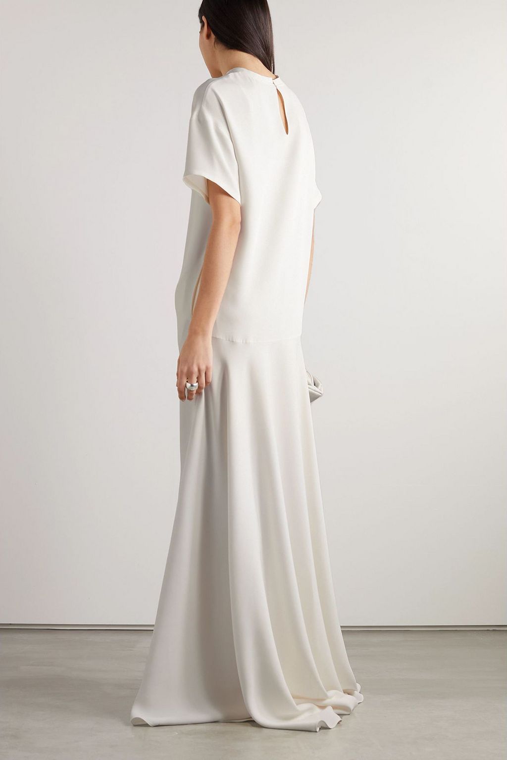 VALENTINO GARAVANI Silk-cady gown