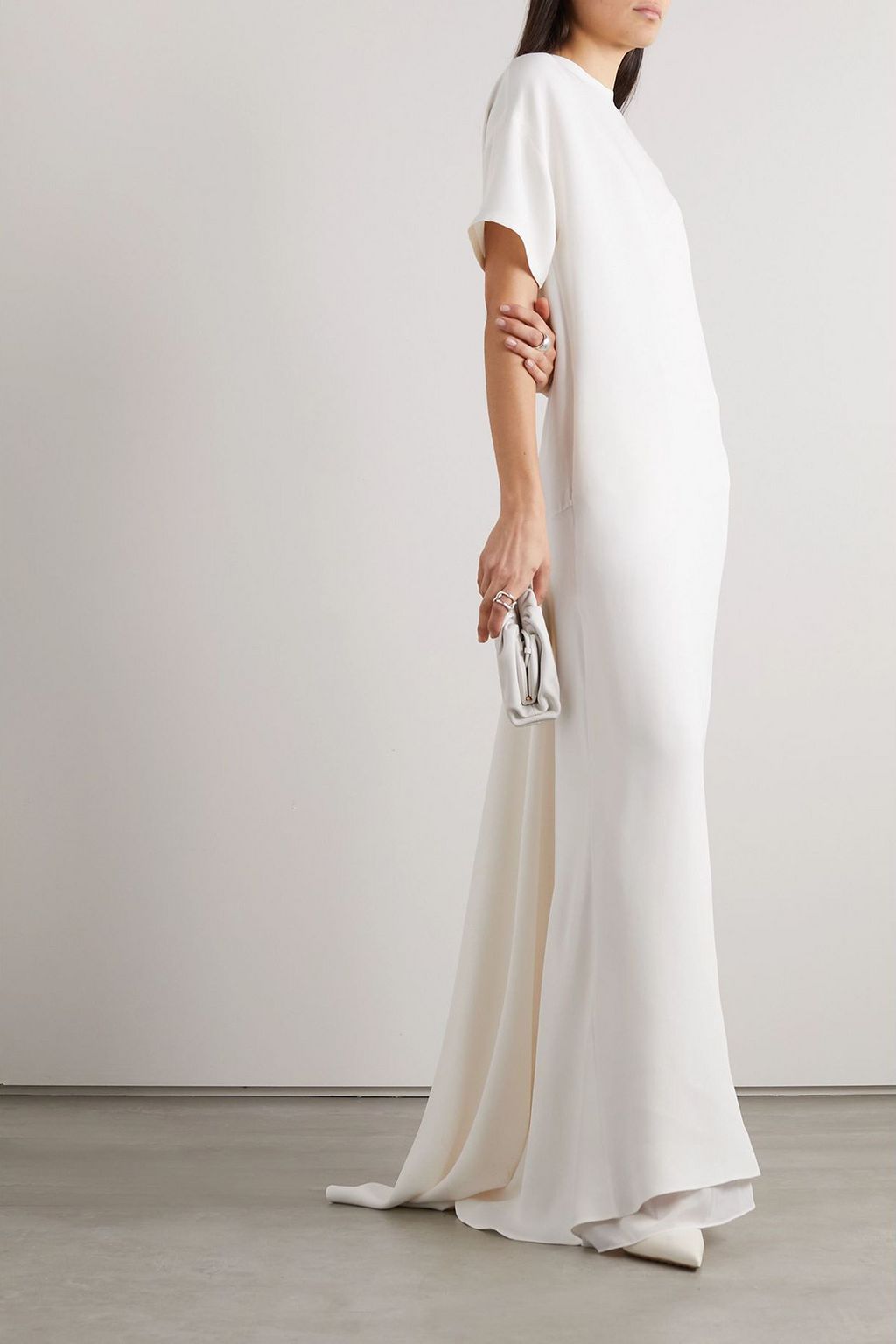 VALENTINO GARAVANI Silk-cady gown