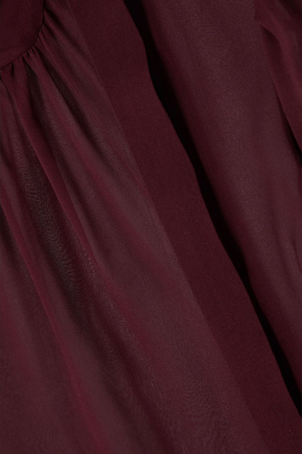 SAINT LAURENT Silk-chiffon blouse
