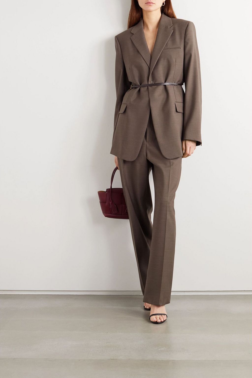 BOTTEGA VENETA Wool wide-leg pants